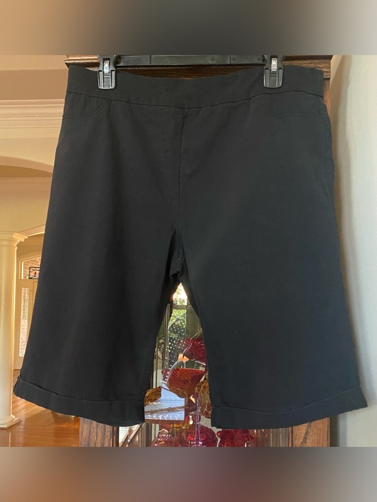 Soft Surroundings Pants - Soft Surroundings Black Shorts Bermuda L